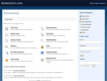 Tablet Screenshot of clients.browsehere.com